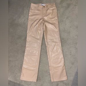 Zara faux leather pants!